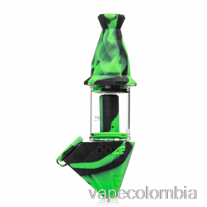 Kit De Vape Completo Ooze Bectar Bubbler De Silicona Camaleón (negro/verde)